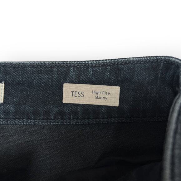 NWT MAVI TESS High Rise Skinny Jeans FRAYED HEM SIZE 27 Dark Blue Wash Denim - Picture 10 of 11